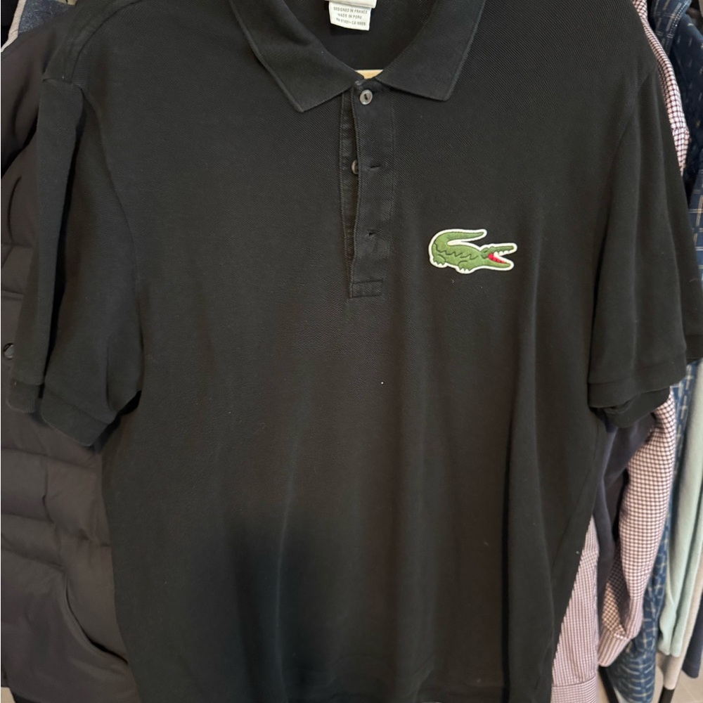Lacoste Men's Polo Shirt in Black
